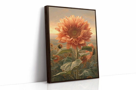 AL1873 - Premium Art Print - Brown Framed Canvas image 1