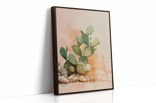 AL1874 - Premium Art Print - Brown Framed Canvas image 1