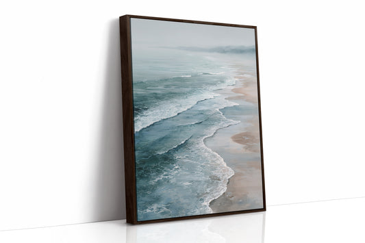 AL1876 - Premium Art Print - Brown Framed Canvas image 1
