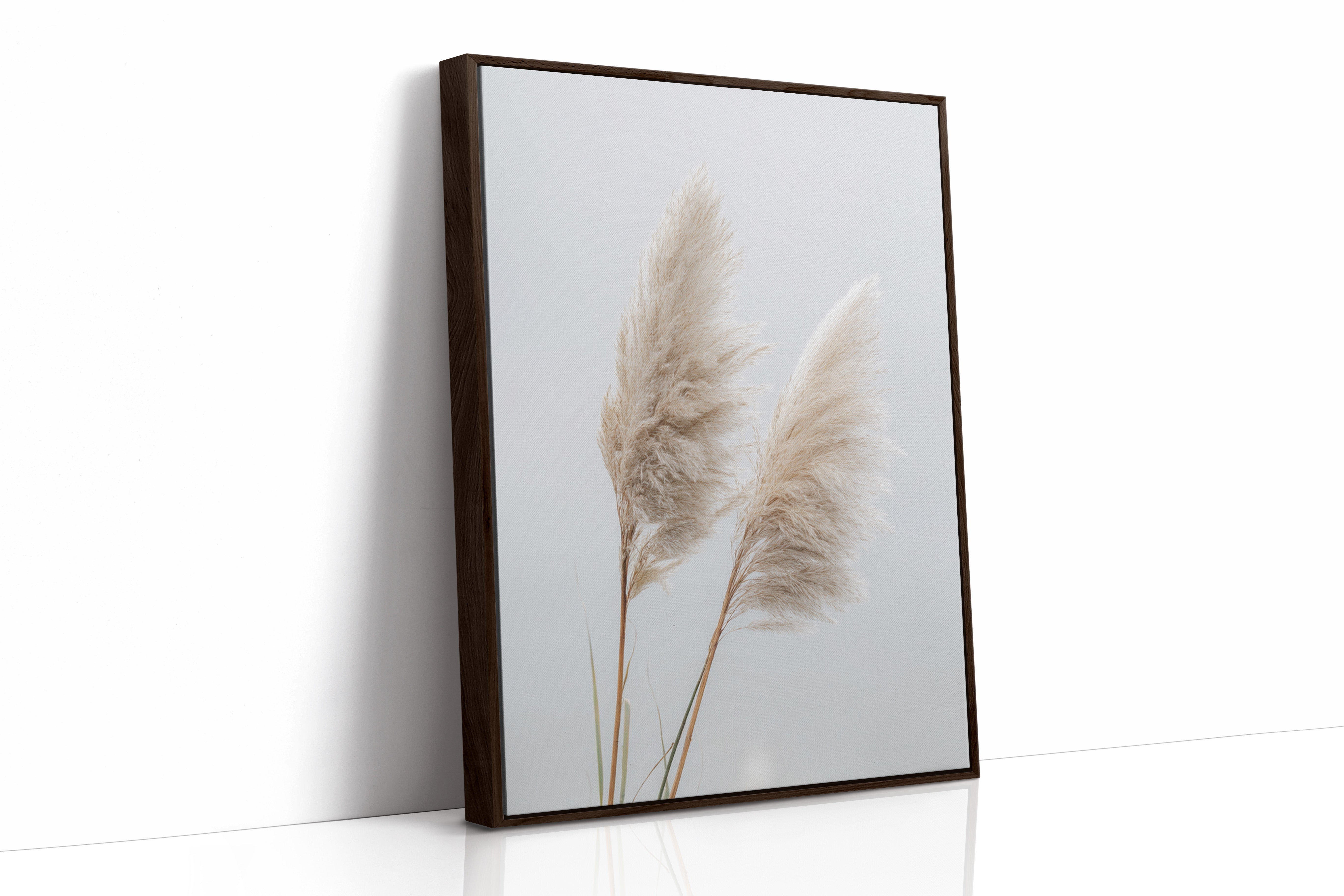 AL1877 - Premium Art Print - Brown Framed Canvas image 1