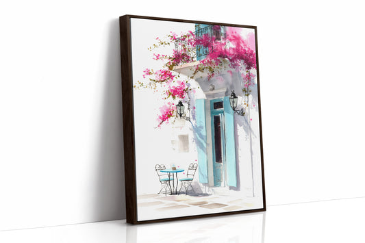 AL1869 - Premium Art Print - Brown Framed Canvas image 1