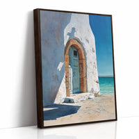 AL1870 - Premium Art Print - Brown Framed Canvas image 1