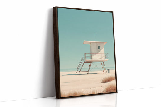 AL1871 - Premium Art Print - Brown Framed Canvas image 1