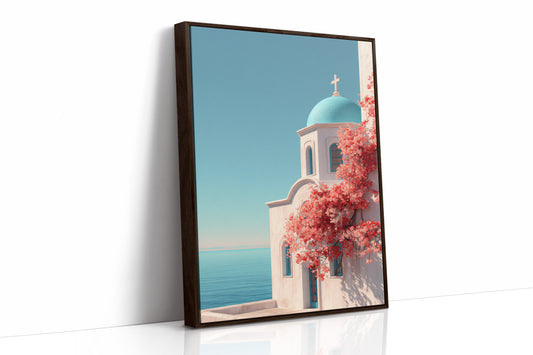 AL1867 - Premium Art Print - Brown Framed Canvas image 1