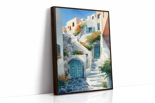 AL1868 - Premium Art Print - Brown Framed Canvas image 1