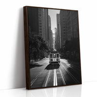 AL1861 - Premium Art Print - Brown Framed Canvas image 1