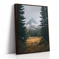 AL1865 - Premium Art Print - Brown Framed Canvas image 1