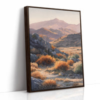 AL1866 - Premium Art Print - Brown Framed Canvas image 1
