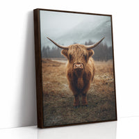 AL1848 - Premium Art Print - Brown Framed Canvas image 1