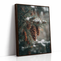 AL1851 - Premium Art Print - Brown Framed Canvas image 1