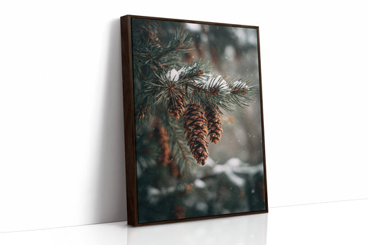 AL1851 - Premium Art Print - Brown Framed Canvas image 1