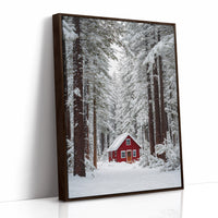 AL1852 - Premium Art Print - Brown Framed Canvas image 1