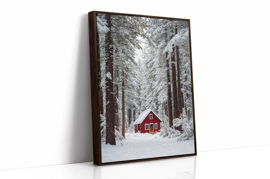 AL1852 - Premium Art Print - Brown Framed Canvas image 1
