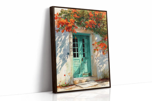 AL1853 - Premium Art Print - Brown Framed Canvas image 1
