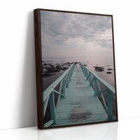 AL1854 - Premium Art Print - Brown Framed Canvas image 1