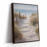 AL1855 - Premium Art Print - Brown Framed Canvas image 1