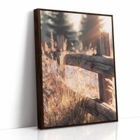 AL1838 - Premium Art Print - Brown Framed Canvas image 1