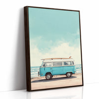 AL1841 - Premium Art Print - Brown Framed Canvas image 1