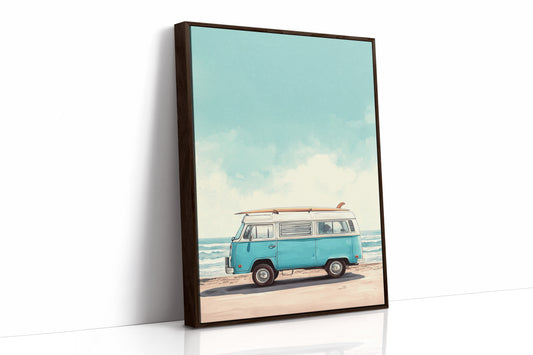 AL1841 - Premium Art Print - Brown Framed Canvas image 1