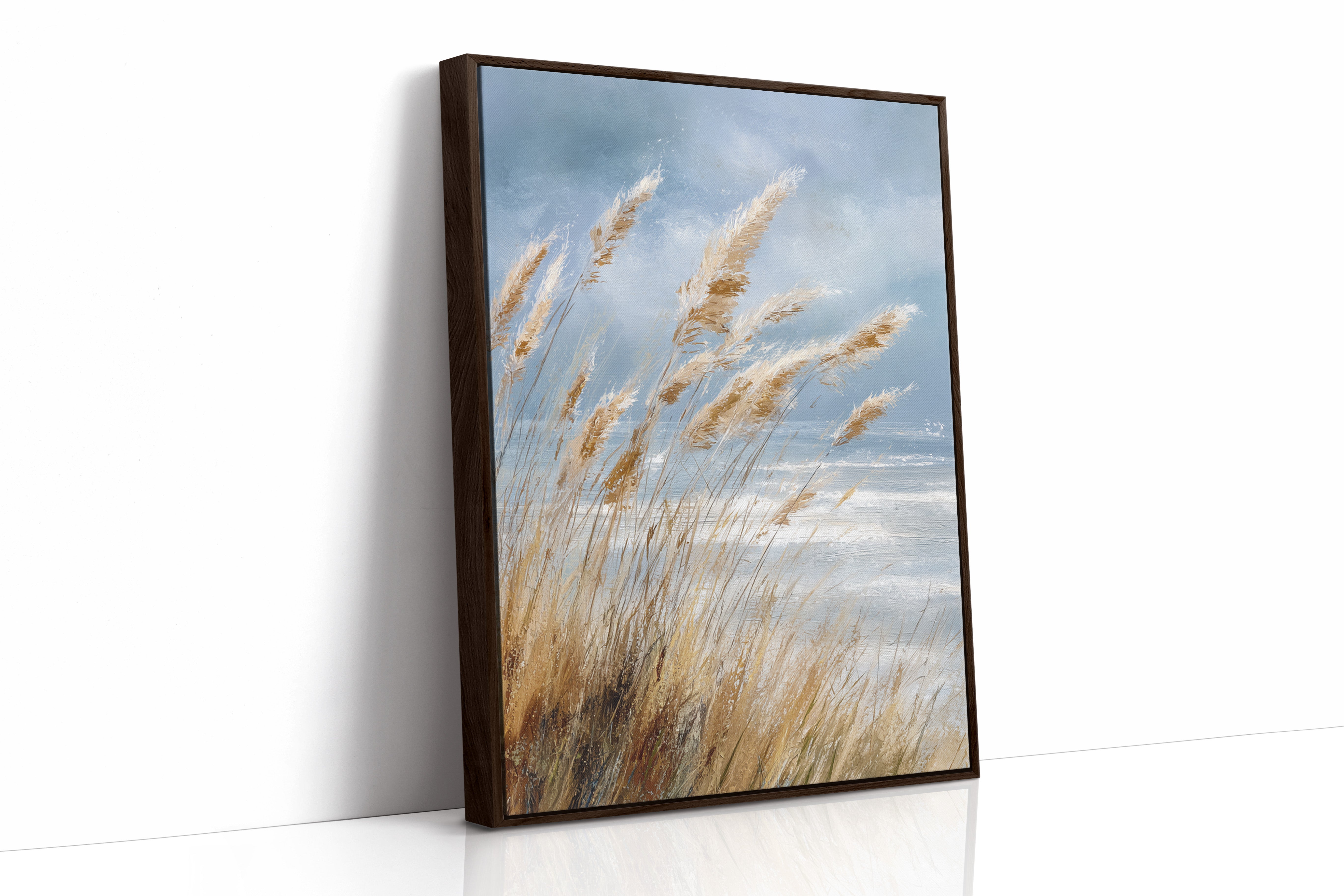 AL1842 - Premium Art Print - Brown Framed Canvas image 1