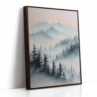 AL1844 - Premium Art Print - Brown Framed Canvas image 1
