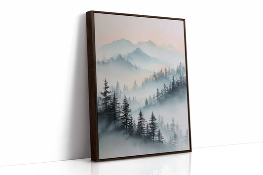 AL1844 - Premium Art Print - Brown Framed Canvas image 1