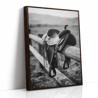 AL1827 - Premium Art Print - Brown Framed Canvas image 1