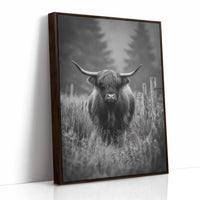 AL1829 - Premium Art Print - Brown Framed Canvas image 1