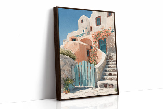 AL1817 - Premium Art Print - Brown Framed Canvas image 1