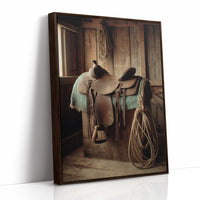 AL1821 - Premium Art Print - Brown Framed Canvas image 1