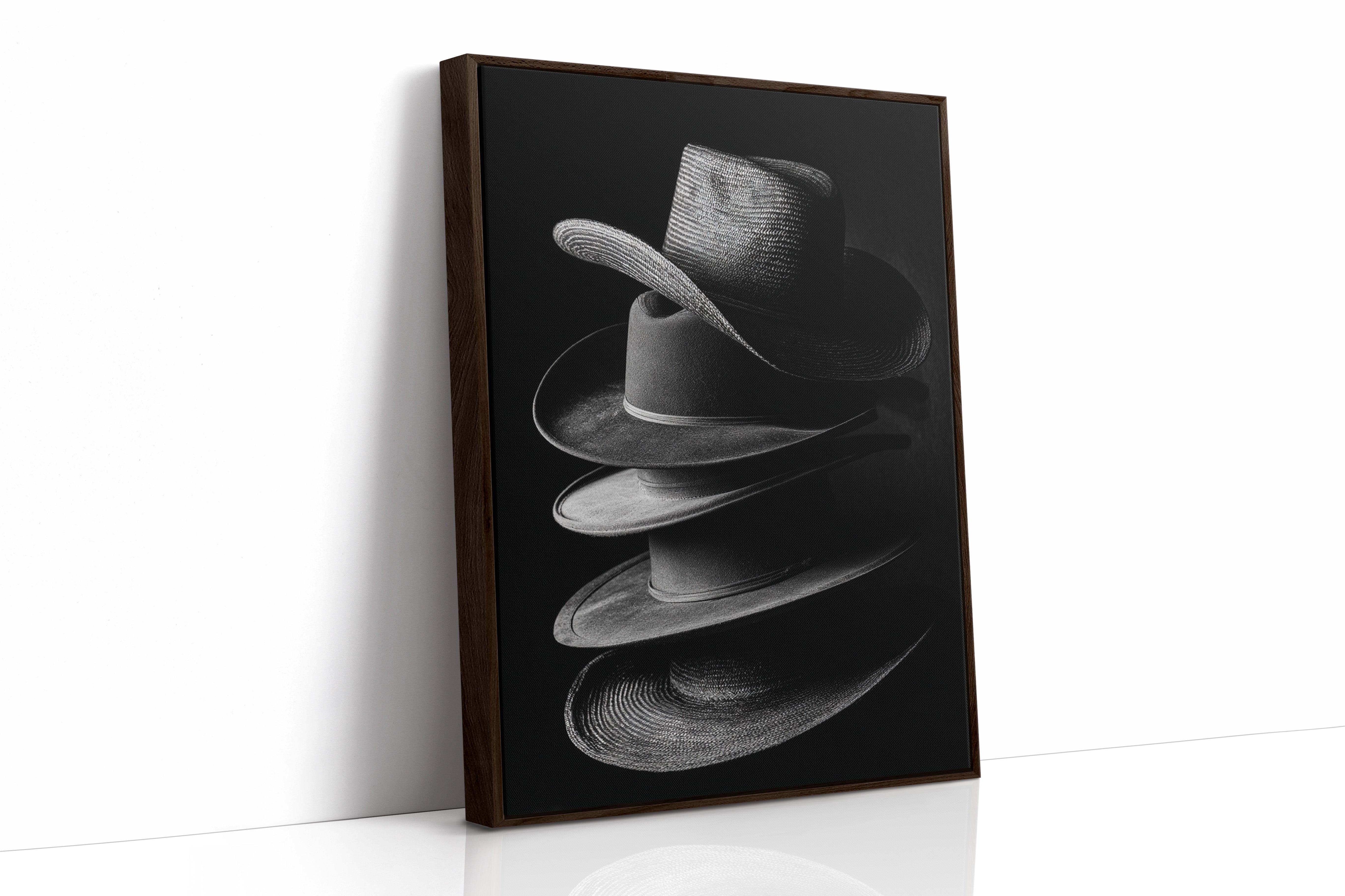 AL1824 - Premium Art Print - Brown Framed Canvas image 1