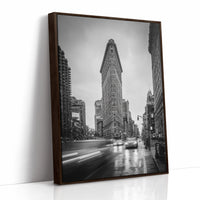 AL1826 - Premium Art Print - Brown Framed Canvas image 1