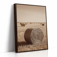 AL1813 - Premium Art Print - Brown Framed Canvas image 1