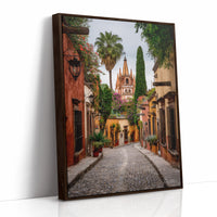 AL1814 - Premium Art Print - Brown Framed Canvas image 1