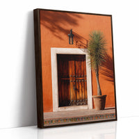 AL1815 - Premium Art Print - Brown Framed Canvas image 1