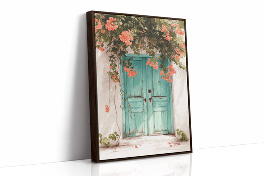 AL1816 - Premium Art Print - Brown Framed Canvas image 1