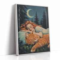 AL0003 - White Framed Canvas image 1