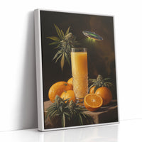 AL0004 - White Framed Canvas image 1