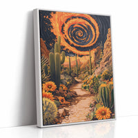 AL0006 - White Framed Canvas image 1