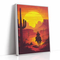 AL0007 - White Framed Canvas image 1