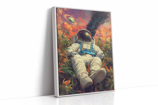AL0009 - White Framed Canvas image 1