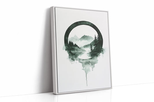 AL0015 - White Framed Canvas image 1