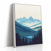 AL0016 - White Framed Canvas image 1
