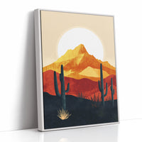 AL0017 - White Framed Canvas image 1