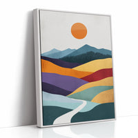 AL0018 - White Framed Canvas image 1