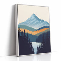 AL0019 - White Framed Canvas image 1