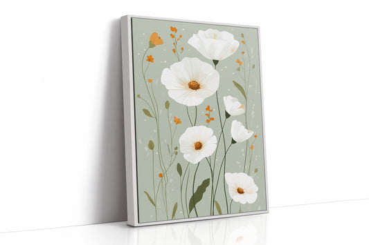 AL0020 - White Framed Canvas image 1