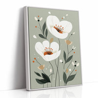 AL0021 - White Framed Canvas image 1