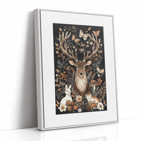 AL0024 - Premium Art Print - White Framed Canvas image 1