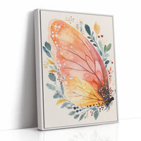 AL0027 - Premium Art Print - White Framed Canvas image 1